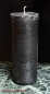Preview: Hexenshop Dark Phönix Durchgefärbte Altarstumpenkerze schwarz ø 70 x 180 mm